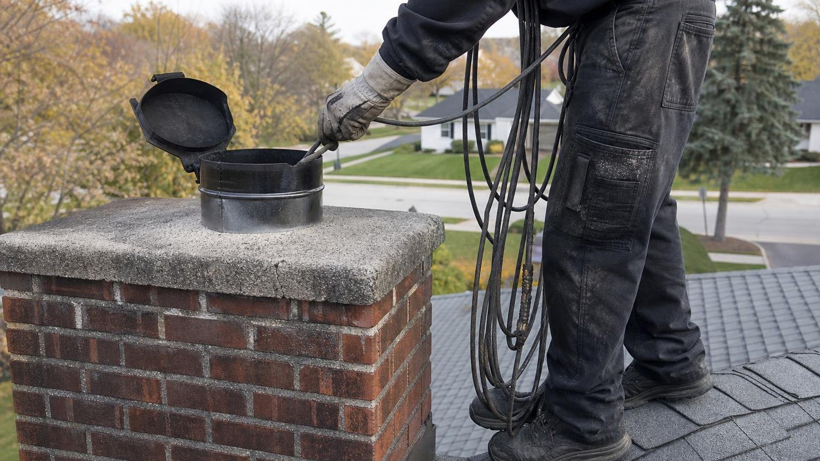 Practical chimney sweep & inspection in Cypress